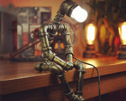 Industrial Robo Lamp