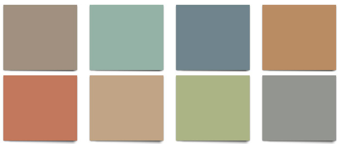 Interior & Exterior Colors Chart