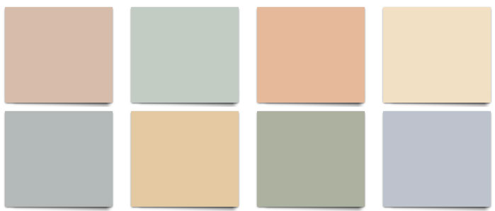 Interior & Exterior Colors Chart