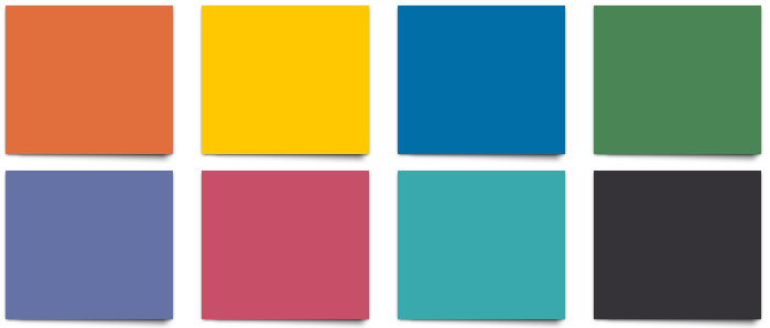 Interior & Exterior Colors Chart
