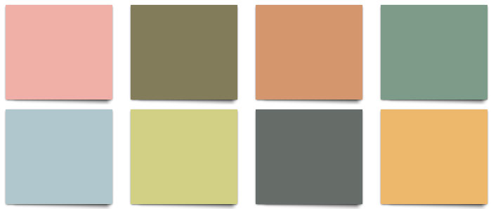 Interior & Exterior Colors Chart