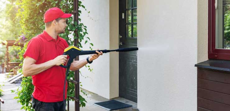 Exterior Wall Pressure Wash