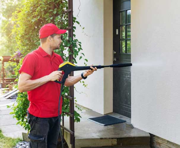 Exterior Wall Pressure Wash