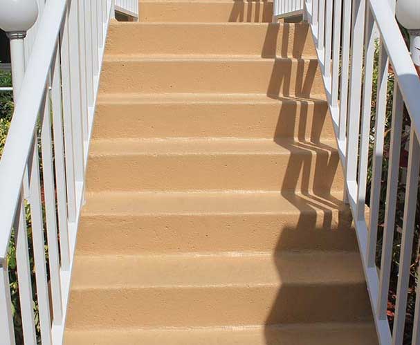 Painted Concrete Staircase