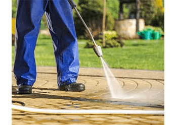 walkway pressure wash