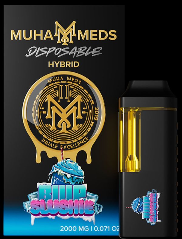 Muhameds 2G Blue Slushie Vape Disposable (H)