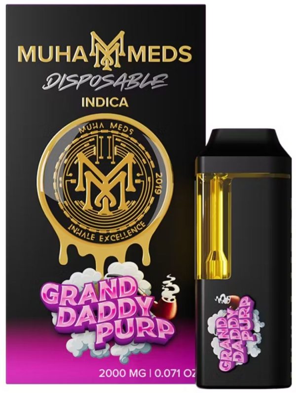Muhameds 2G Grand Daddy Purple Vape Disposable (I)