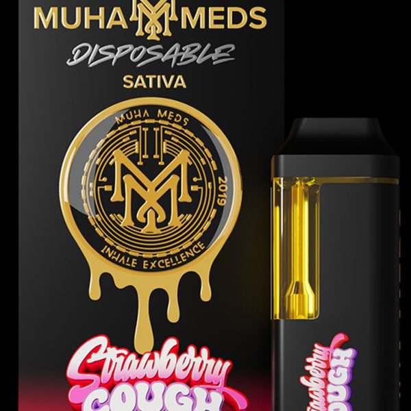 Muhameds 2G Strawberry Cough Vape Disposable (S)