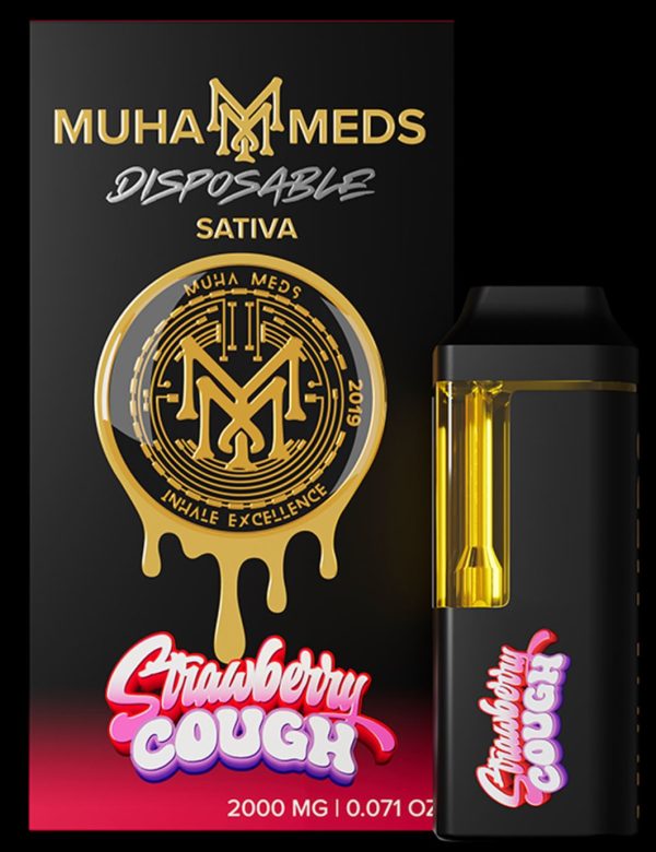 Muhameds 2G Strawberry Cough Vape Disposable (S)