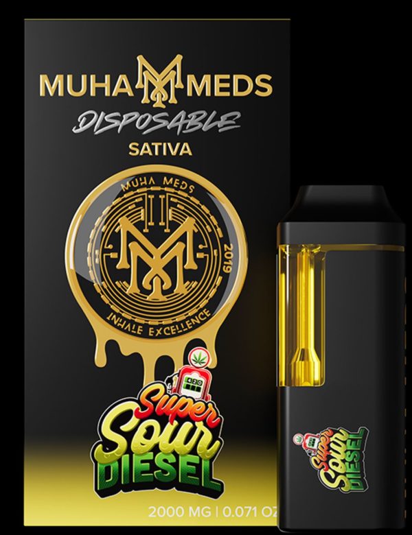 Muhameds 2G Super Sour Diesel Vape Disposable (S)